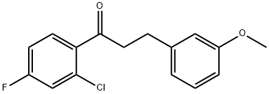 2'-CHLORO-4'-FLUORO-3-(3-METHOXYPHENYL)PROPIOPHENONE