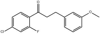 4'-CHLORO-2'-FLUORO-3-(3-METHOXYPHENYL)PROPIOPHENONE