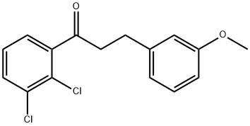 2',3'-DICHLORO-3-(3-METHOXYPHENYL)PROPIOPHENONE,898775-13-8,结构式