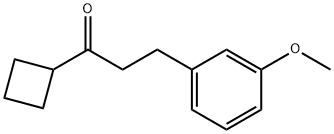 898775-43-4 CYCLOBUTYL 2-(3-METHOXYPHENYL)ETHYL KETONE