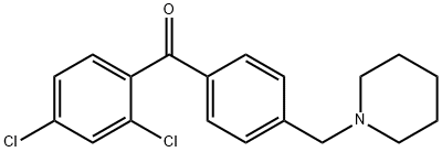 2,4-DICHLORO-4'-PIPERIDINOMETHYL BENZOPHENONE