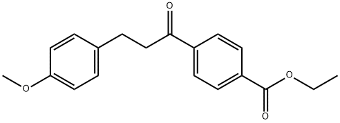 4'-CARBOETHOXY-3-(4-METHOXYPHENYL)PROPIOPHENONE,898775-66-1,结构式