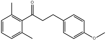 2',6'-DIMETHYL-3-(4-METHOXYPHENYL)PROPIOPHENONE Struktur