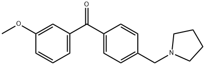 898775-99-0 3-METHOXY-4'-PYRROLIDINOMETHYL BENZOPHENONE