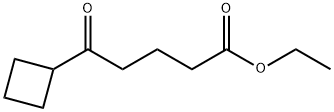 5-シクロブチル-5-オキソ吉草酸エチル 化学構造式
