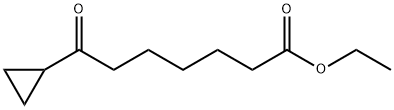 ETHYL 7-CYCLOPROPYL-7-OXOHEPTANOATE Struktur