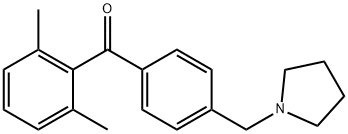 2,6-DIMETHYL-4'-PYRROLIDINOMETHYL BENZOPHENONE