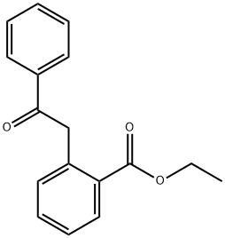 ETHYL 2-(2-OXO-2-PHENYLETHYL)BENZOATE,898776-66-4,结构式