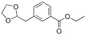 ETHYL 3-(1,3-DIOXOLAN-2-YLMETHYL)BENZOATE,898776-72-2,结构式