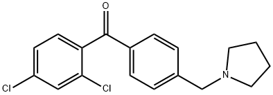 2,4-DICHLORO-4'-PYRROLIDINOMETHYL BENZOPHENONE