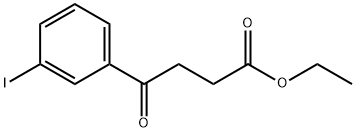 ETHYL 4-(3-IODOPHENYL)-4-OXOBUTYRATE Structure