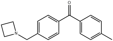 (4-(氮杂环丁烷-1-基甲基)苯基)(对甲苯基)甲酮, 898777-31-6, 结构式