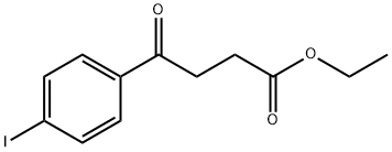 ETHYL 4-(4-IODOPHENYL)-4-OXOBUTYRATE Structure