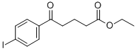 ETHYL 5-(4-IODOPHENYL)-5-OXOVALERATE Structure