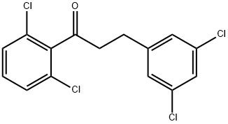 3-(3,5-DICHLOROPHENYL)-2',6'-DICHLOROPROPIOPHENONE Struktur