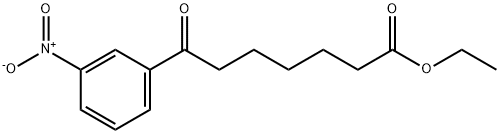 ETHYL 7-(3-NITROPHENYL)-7-OXOHEPTANOATE Structure