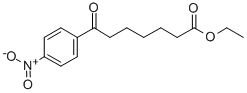 ETHYL 7-(4-NITROPHENYL)-7-OXOHEPTANOATE Structure