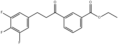3'-CARBOETHOXY-3-(3,4,5-TRIFLUOROPHENYL)PROPIOPHENONE