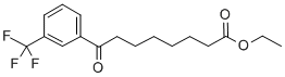 ETHYL 8-OXO-8-(3-TRIFLUOROMETHYLPHENYL)OCTANOATE Structure