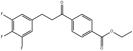 4'-CARBOETHOXY-3-(3,4,5-TRIFLUOROPHENYL)PROPIOPHENONE