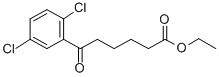 ETHYL 6-(2,5-DICHLOROPHENYL)-6-OXOHEXANOATE Struktur