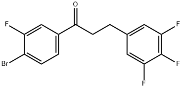 4'-BROMO-3'-FLUORO-3-(3,4,5-TRIFLUOROPHENYL)PROPIOPHENONE