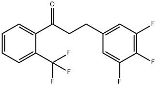 2'-TRIFLUOROMETHYL-3-(3,4,5-TRIFLUOROPHENYL)PROPIOPHENONE
