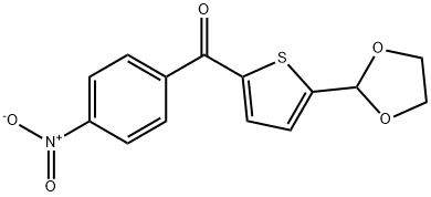 5-(1,3-DIOXOLAN-2-YL)-2-(4-NITROBENZOYL)THIOPHENE Structure