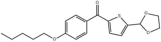 5-(1,3-DIOXOLAN-2-YL)-2-(4-PENTYLOXYBENZOYL)THIOPHENE
