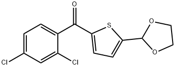 898778-88-6 2-(2,4-ジクロロベンゾイル)-5-(1,3-ジオキソラン-2-イル)チオフェン