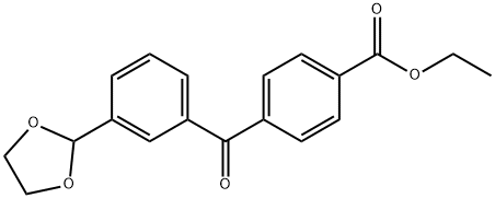 4'-CARBOETHOXY-3-(1,3-DIOXOLAN-2-YL)BENZOPHENONE