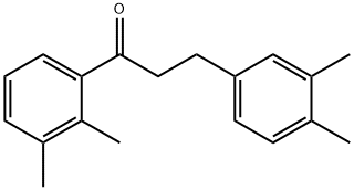 2',3'-DIMETHYL-3-(3,4-DIMETHYLPHENYL)PROPIOPHENONE Struktur