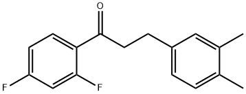 2',4'-DIFLUORO-3-(3,4-DIMETHYLPHENYL)PROPIOPHENONE