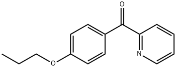 2-(4-プロポキシベンゾイル)ピリジン 化学構造式