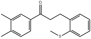 898780-01-3 3',4'-ジメチル-3-(2-チオメチルフェニル)プロピオフェノン