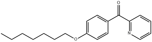 2-(4-ヘプチルオキシベンゾイル)ピリジン 化学構造式