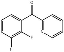 (2,3-二氟苯基)(吡啶-2-基)甲酮 结构式