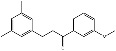3-(3,5-DIMETHYLPHENYL)-3'-METHOXYPROPIOPHENONE Structure