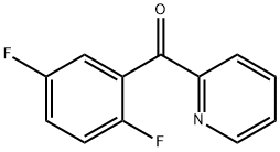 2-(2,5-ジフルオロベンゾイル)ピリジン 化学構造式