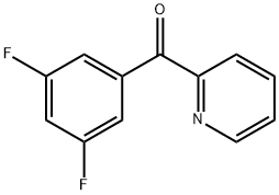 2-(3,5-DIFLUOROBENZOYL)PYRIDINE Structure