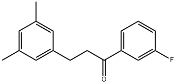 3-(3,5-DIMETHYLPHENYL)-3'-FLUOROPROPIOPHENONE