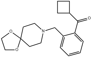 CYCLOBUTYL 2-[8-(1,4-DIOXA-8-AZASPIRO[4.5]DECYL)METHYL]PHENYL KETONE