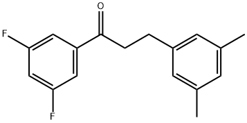 898781-16-3 3',5'-ジフルオロ-3-(3,5-ジメチルフェニル)プロピオフェノン