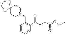ETHYL 4-[2-[8-(1,4-DIOXA-8-AZASPIRO[4.5]DECYL)METHYL]PHENYL]-4-OXOBUTYRATE