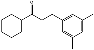 CYCLOHEXYL 2-(3,5-DIMETHYLPHENYL)ETHYL KETONE,898781-34-5,结构式