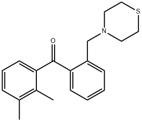 2,3-DIMETHYL-2'-THIOMORPHOLINOMETHYL BENZOPHENONE