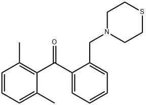 2,6-DIMETHYL-2'-THIOMORPHOLINOMETHYL BENZOPHENONE