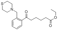 ETHYL 6-OXO-6-[2-(THIOMORPHOLINOMETHYL)PHENYL]HEXANOATE|6-氧代-6-(2-(硫代吗啉甲基)苯基)己酸乙酯