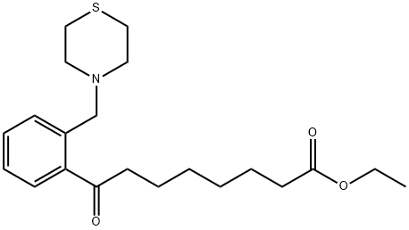 ETHYL 8-OXO-8-[2-(THIOMORPHOLINOMETHYL)PHENYL]OCTANOATE price.