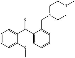 2-METHOXY-2'-(4-METHYLPIPERAZINOMETHYL) BENZOPHENONE